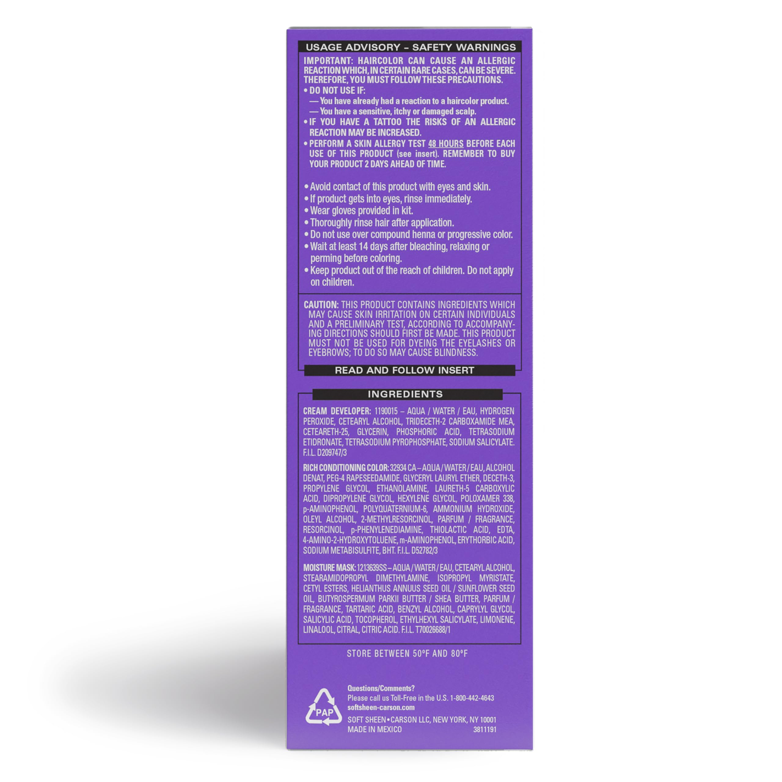 Softsheen Carson Dark and Lovely Fade Resist Rich Conditioning Color Brown - Thumbnail 2