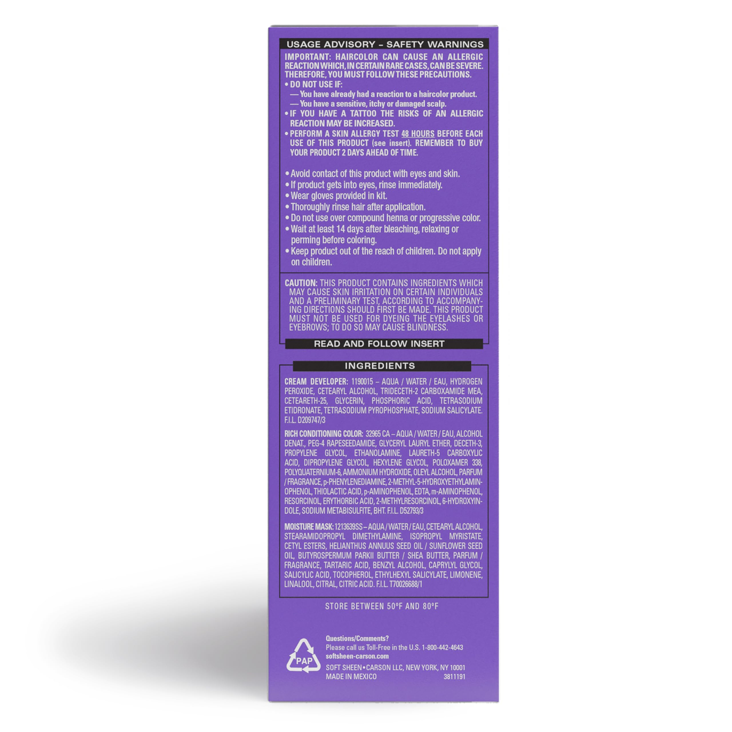 Softsheen Carson Dark and Lovely Fade Resist Rich Conditioning Color Brown - Thumbnail 2