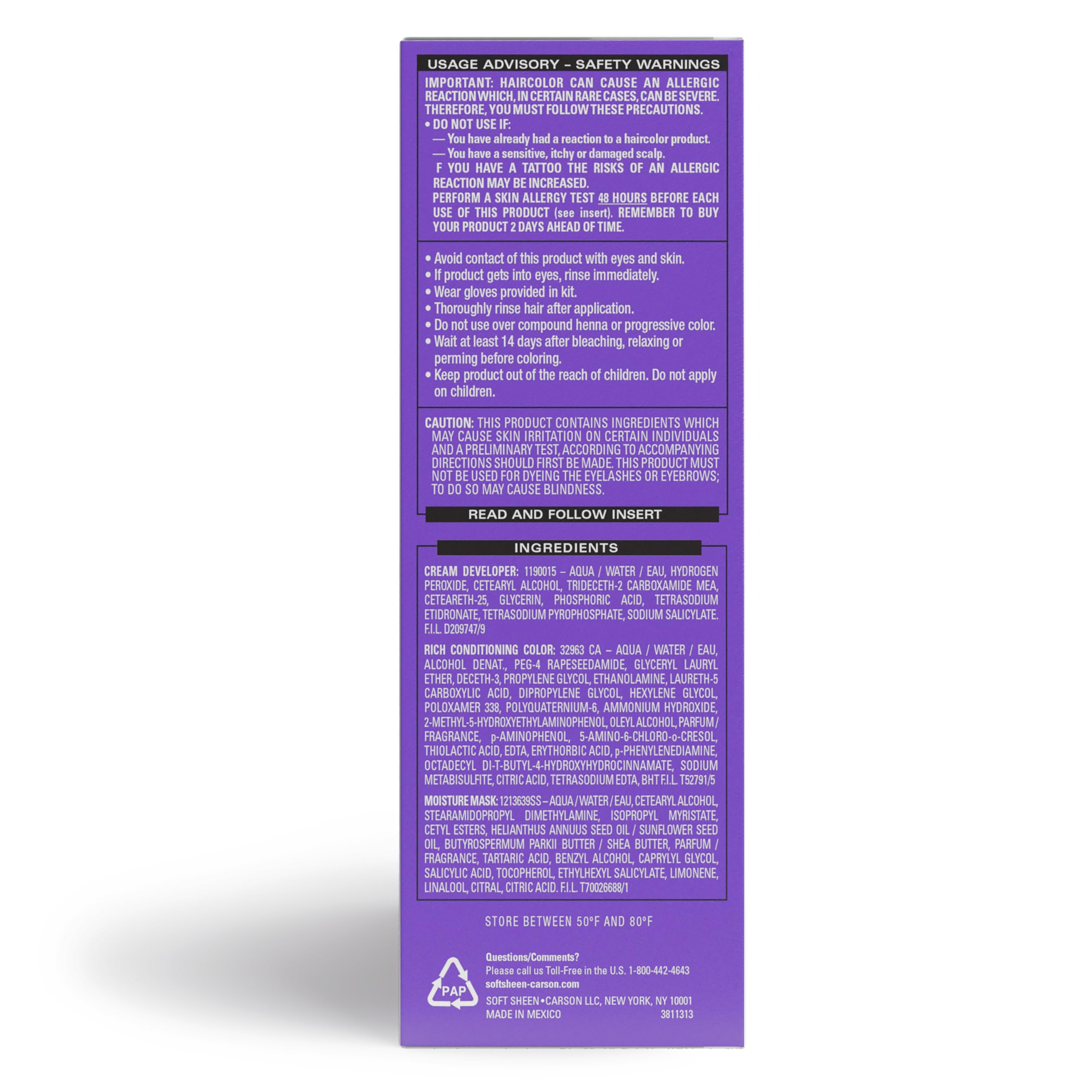 Softsheen Carson Dark and Lovely Fade Resist Rich Conditioning Color Vivacious - Thumbnail 2