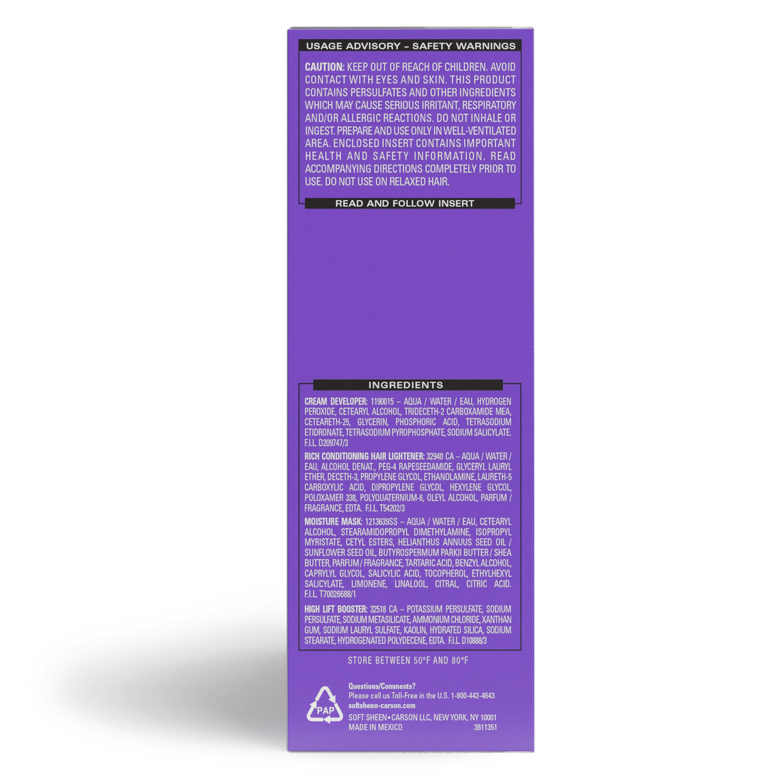 Softsheen Carson Dark and Lovely Fade Resist Rich Conditioning Color Luminous - Thumbnail 2