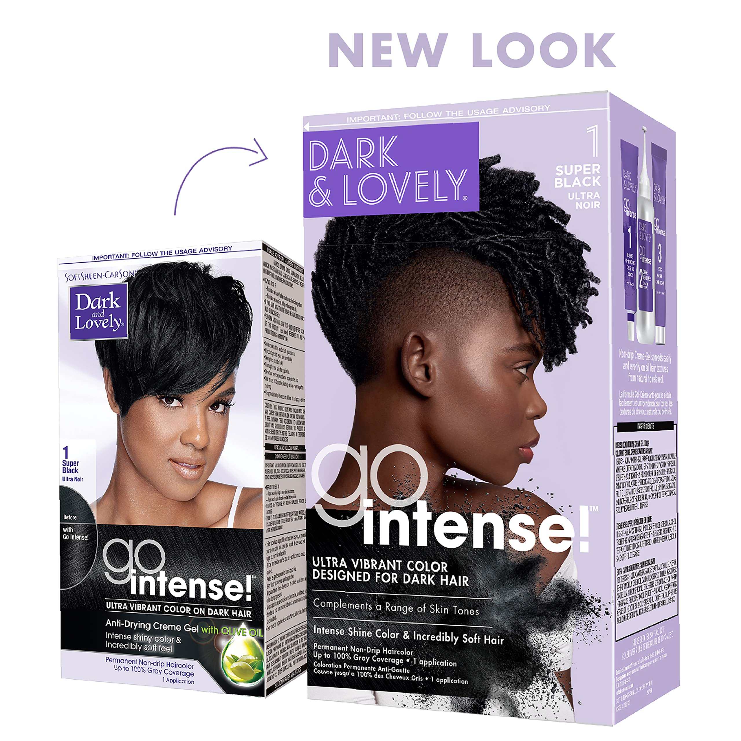 Softsheen Carson Dark and Lovely Ultra Vibrant Permanent Hair Color Go Intense - Thumbnail 3