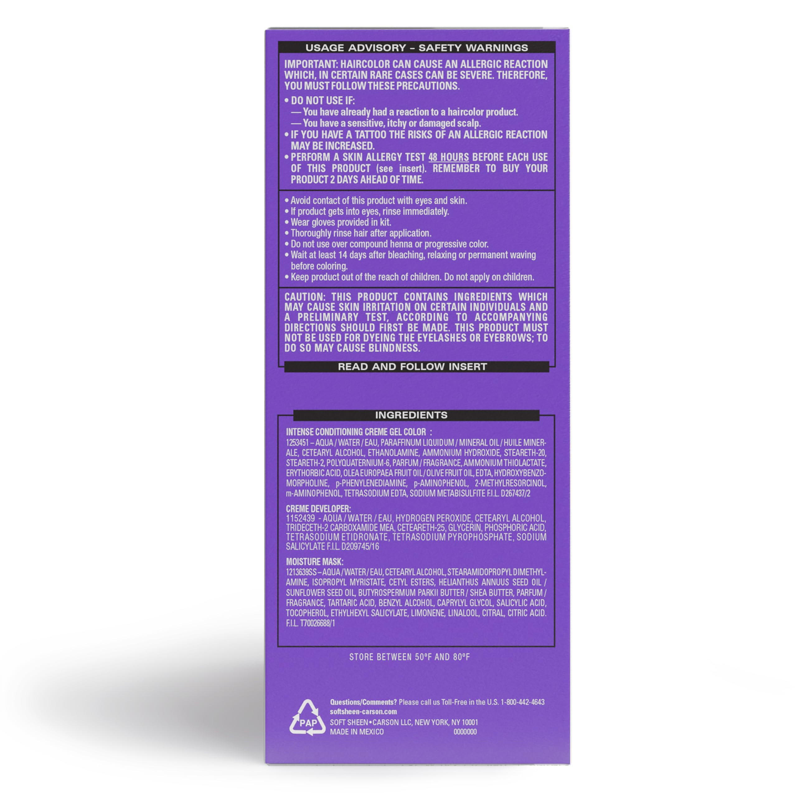 Softsheen Carson Dark and Lovely Ultra Vibrant Permanent Hair Color Go Intense - Thumbnail 3