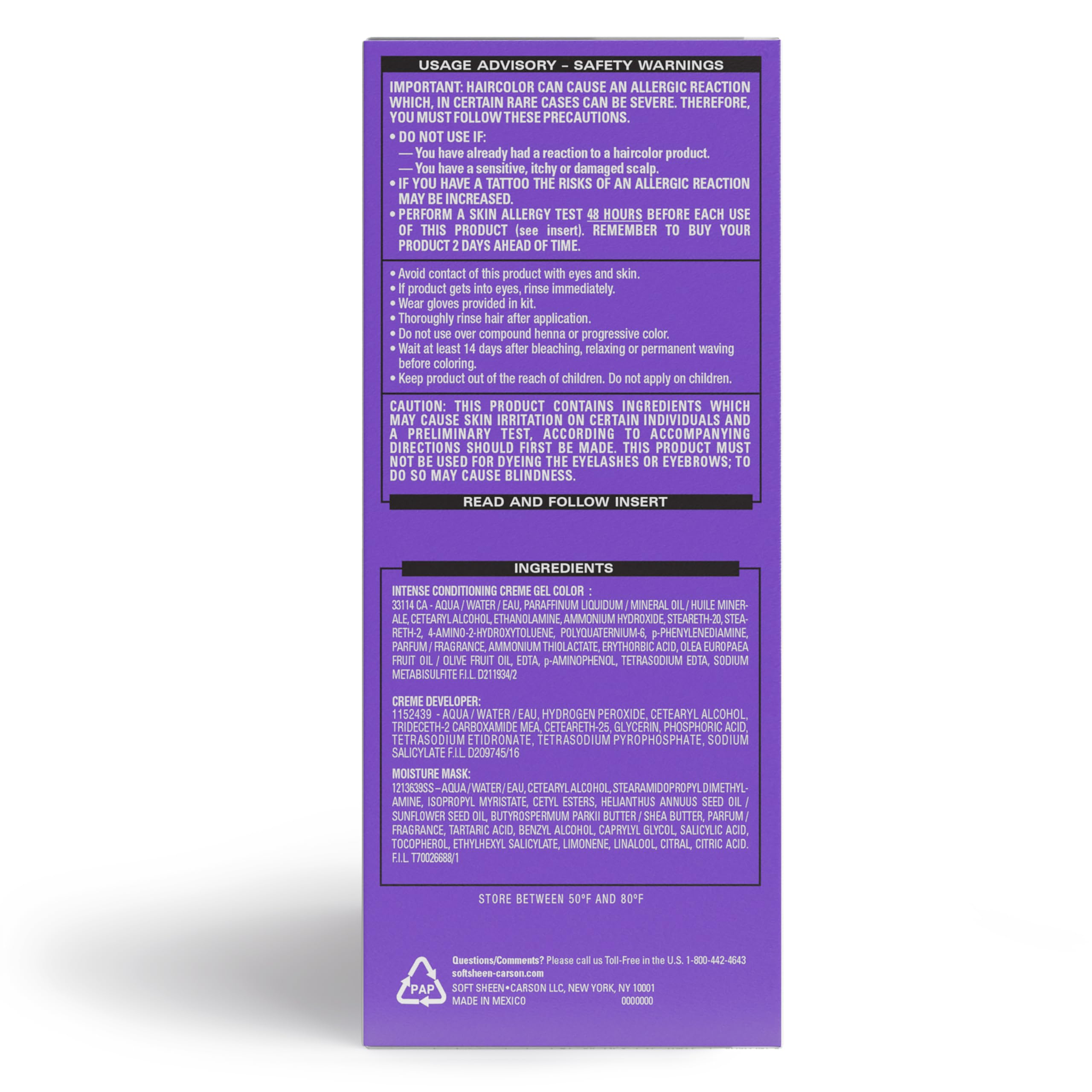 Softsheen Carson Dark and Lovely Ultra Vibrant Permanent Hair Color Go Intense - Thumbnail 3