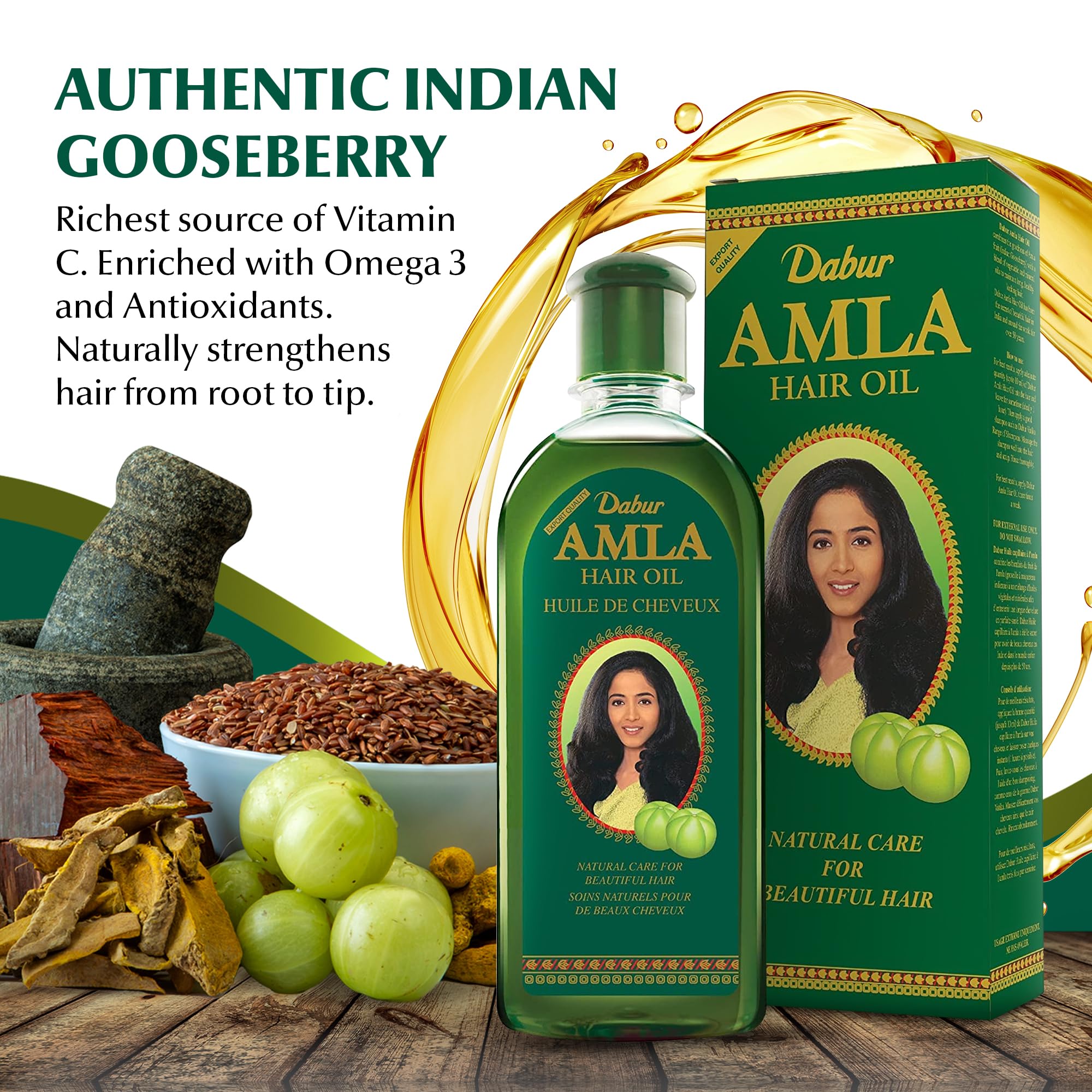 Dabur Amla Naturl Hair Oil10.14 - Thumbnail 3