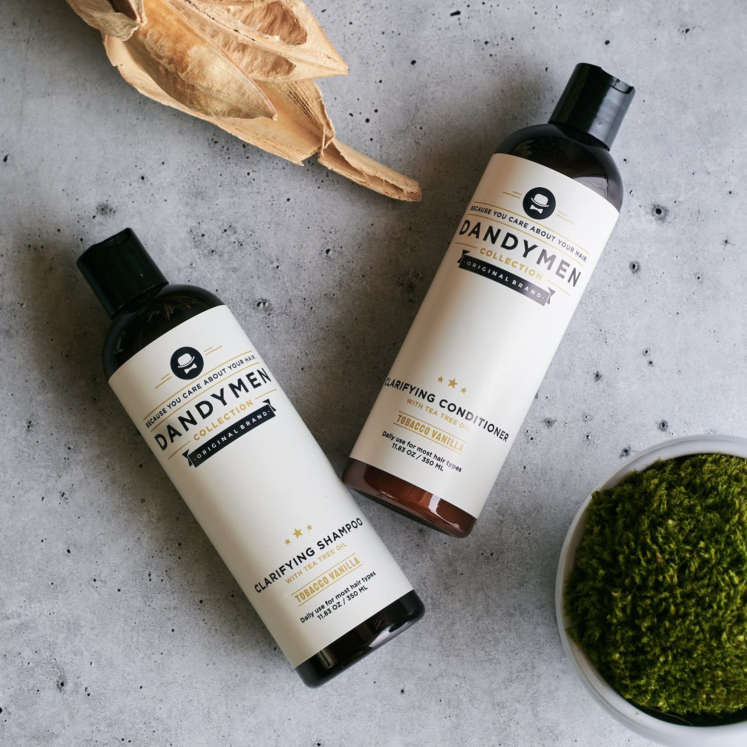 Dandymen Clarifying Shampoo With Tea Tree Oil 11.83 oz - Thumbnail 2