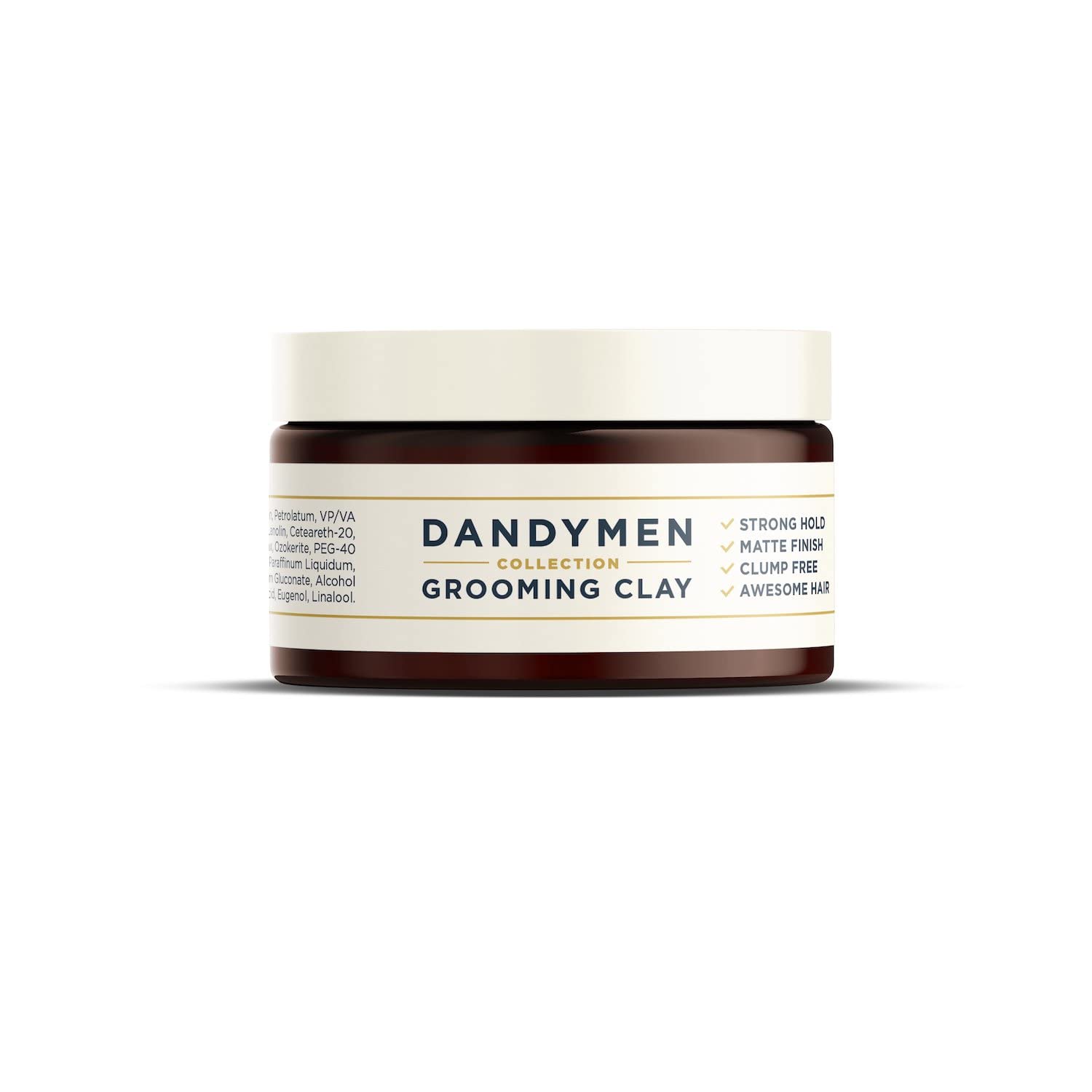 Dandymen Grooming Clay Strong Hold 3.4 oz - Thumbnail 2