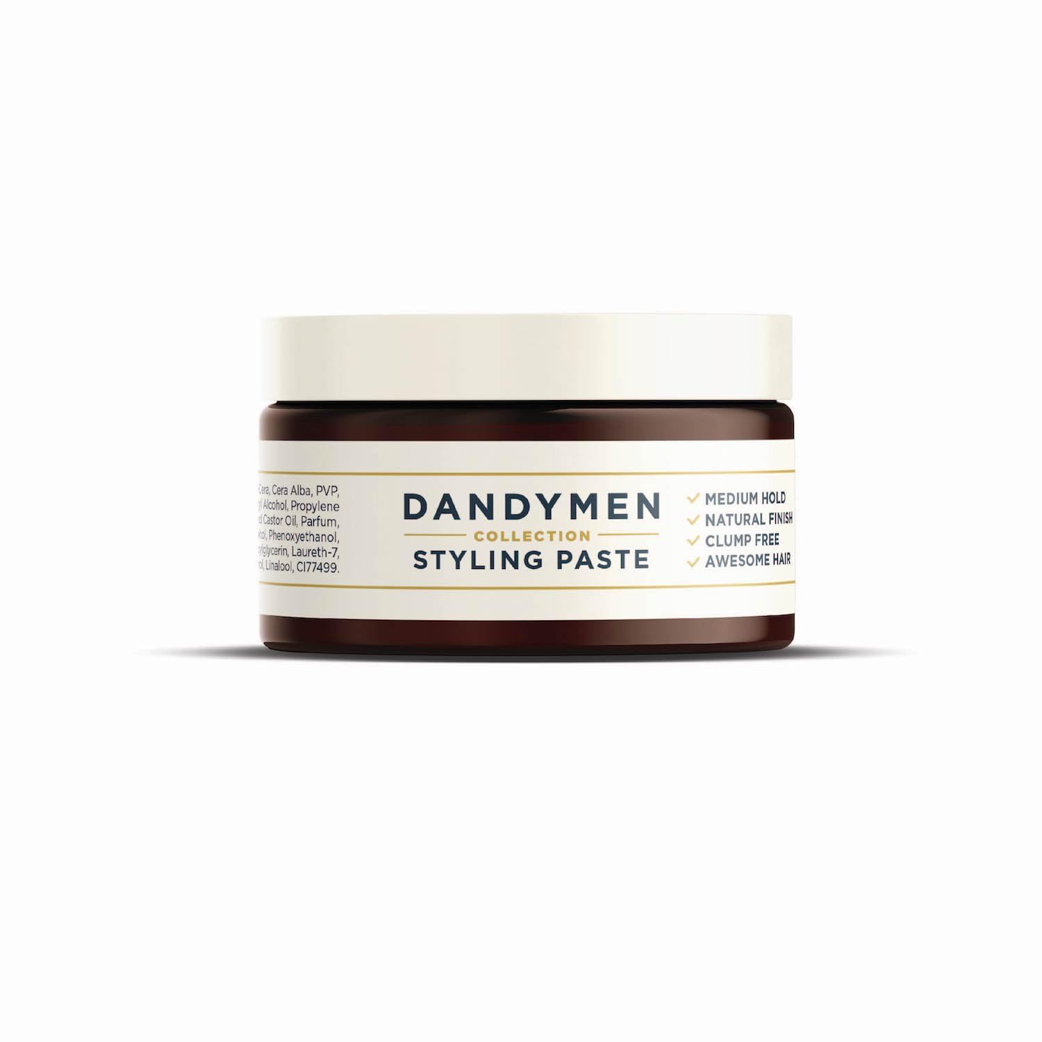 Dandymen Styling Paste Medium Hold 3.4 oz - Thumbnail 2