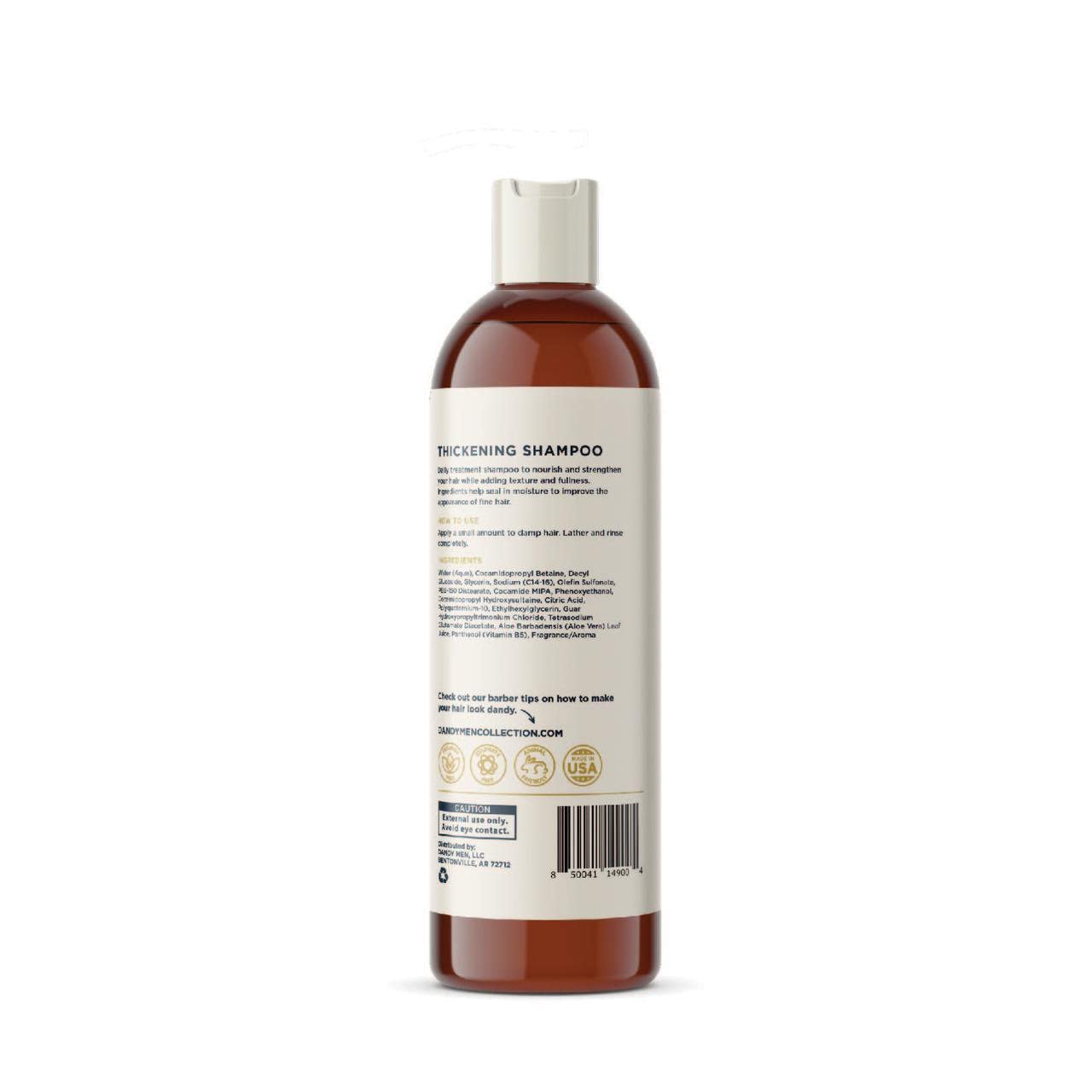 Dandymen Thickening Shampoo 11.83 oz - Thumbnail 3