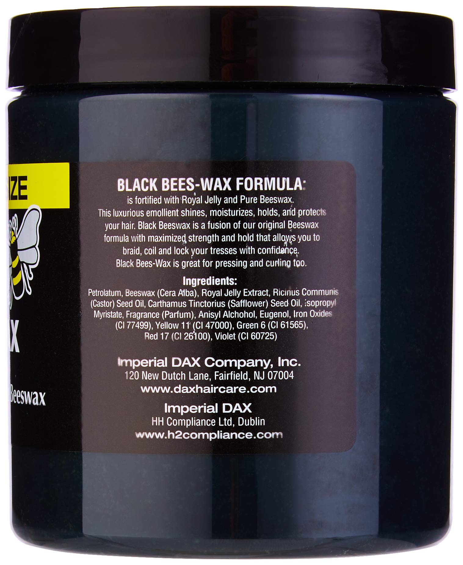 Dax Black Bees Wax 17.5 oz - Thumbnail 3
