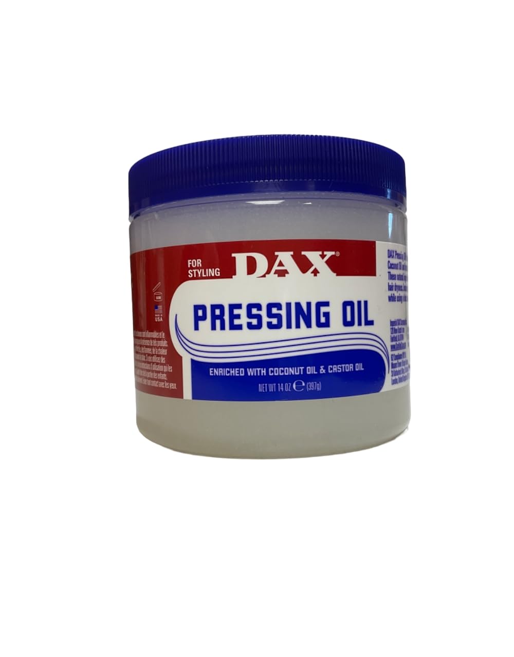 Dax Pressing Oil . Jar 14 oz