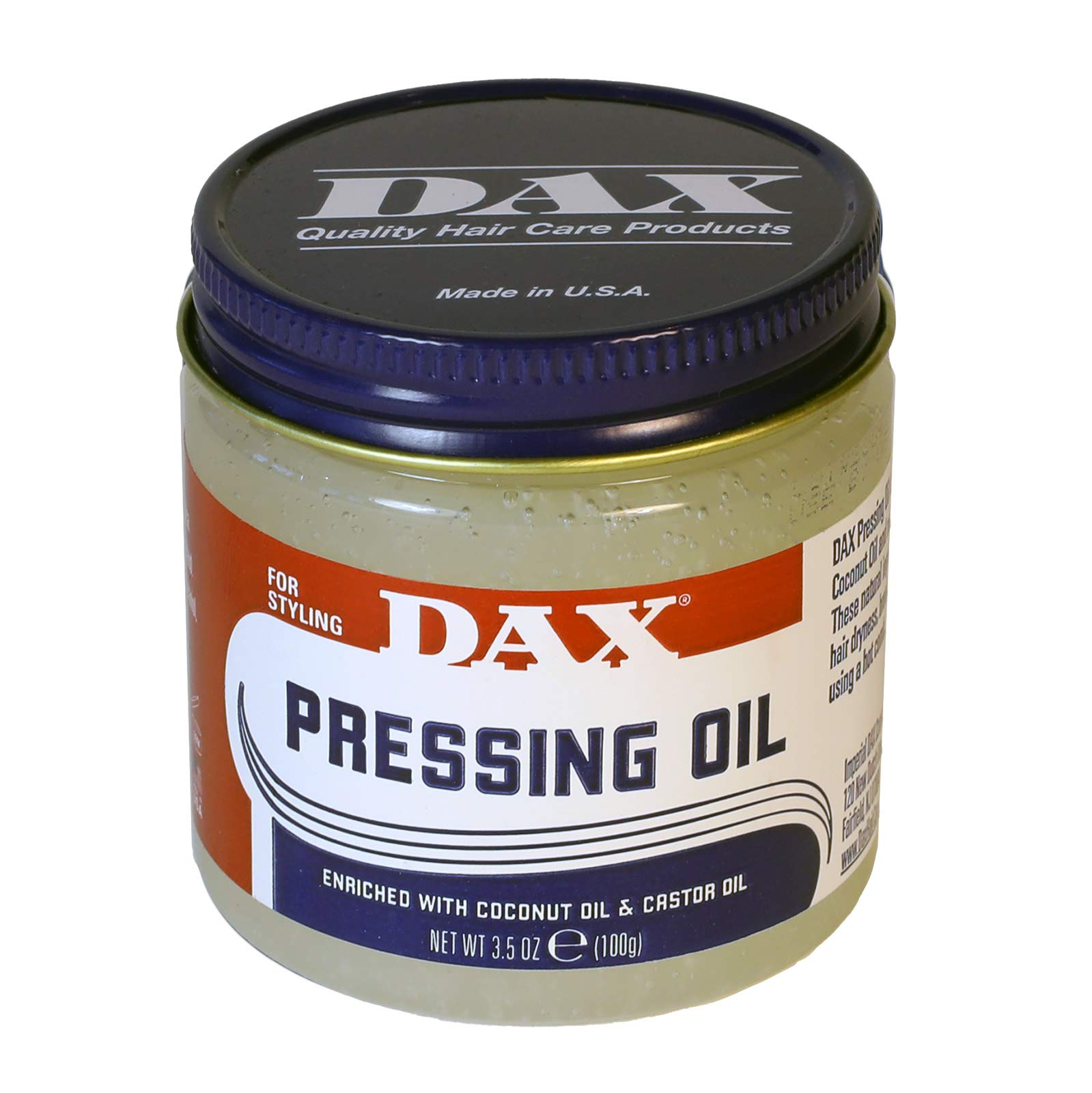 Dax Pomades Pressing Oil 3.5 oz