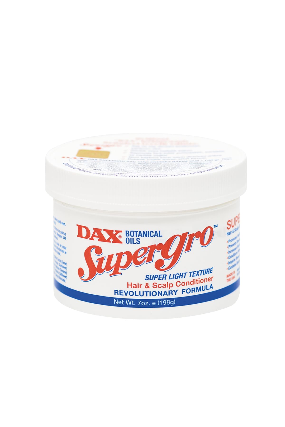 Dax Super Gro Cream Clean Scent 7 oz