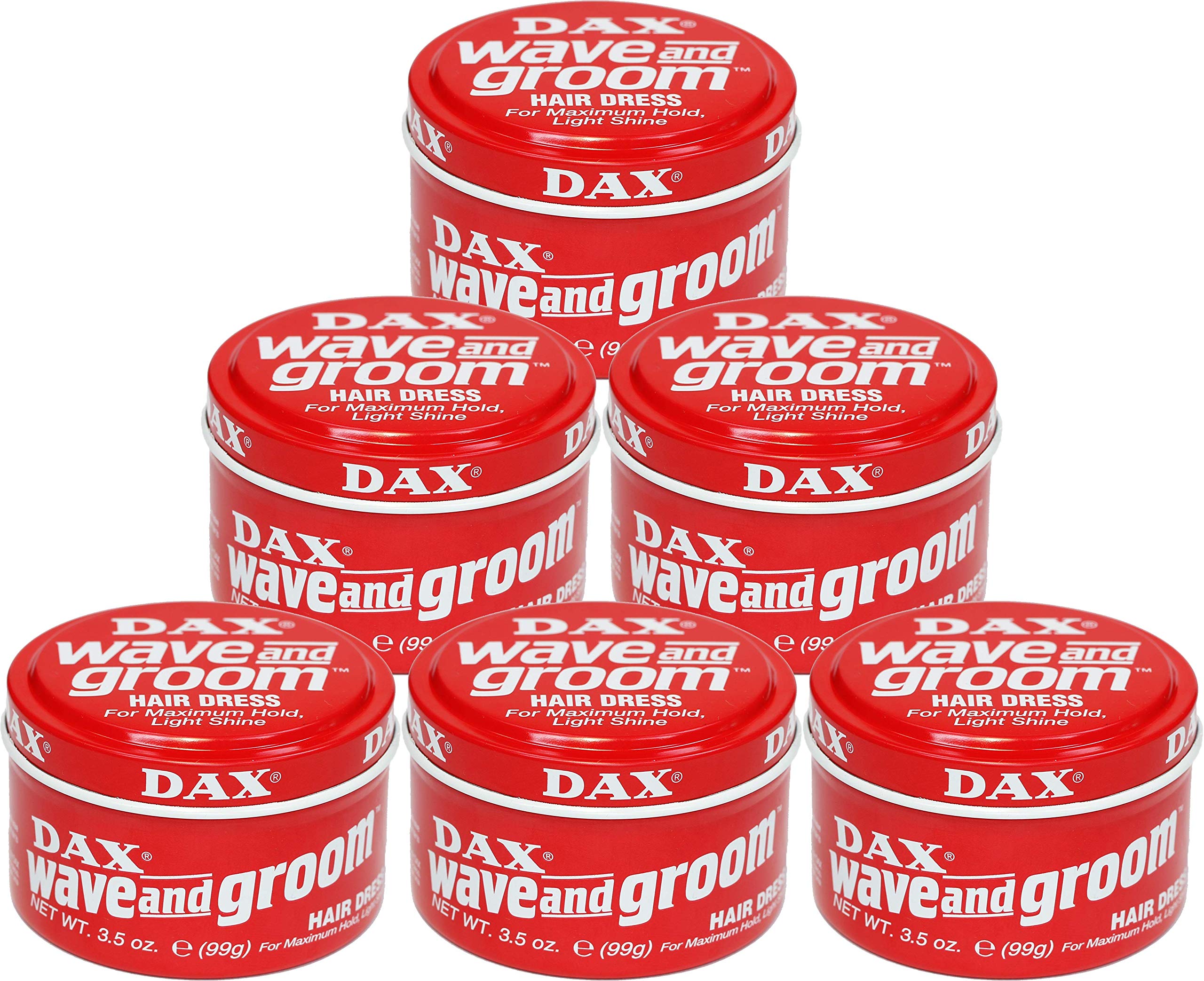 Dax Wave and Groom Hair Dress 3.5 Ounce Jars