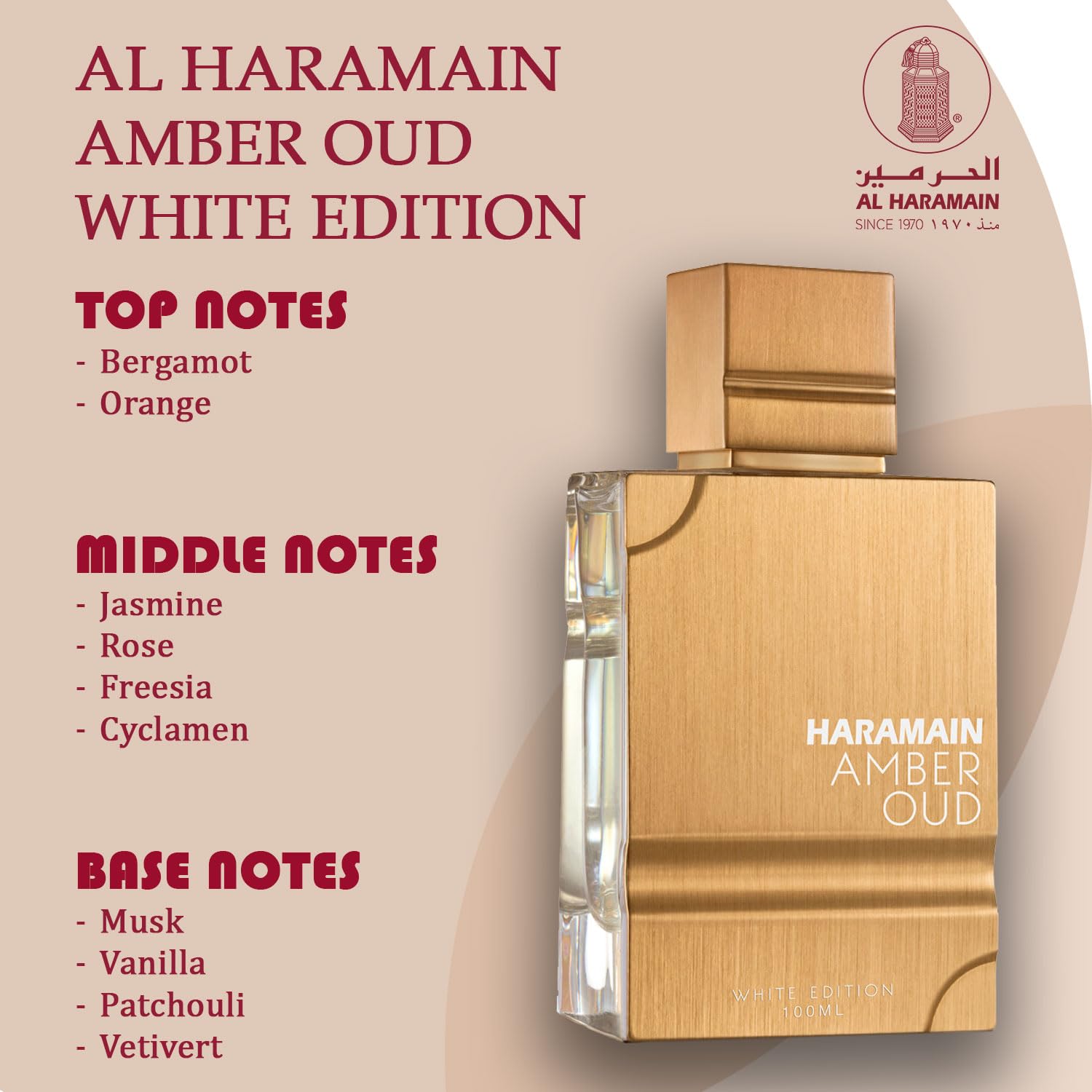 Al Haramain Amber Oud Ruby Edition and Men For Women 3.4 oz - Thumbnail 2