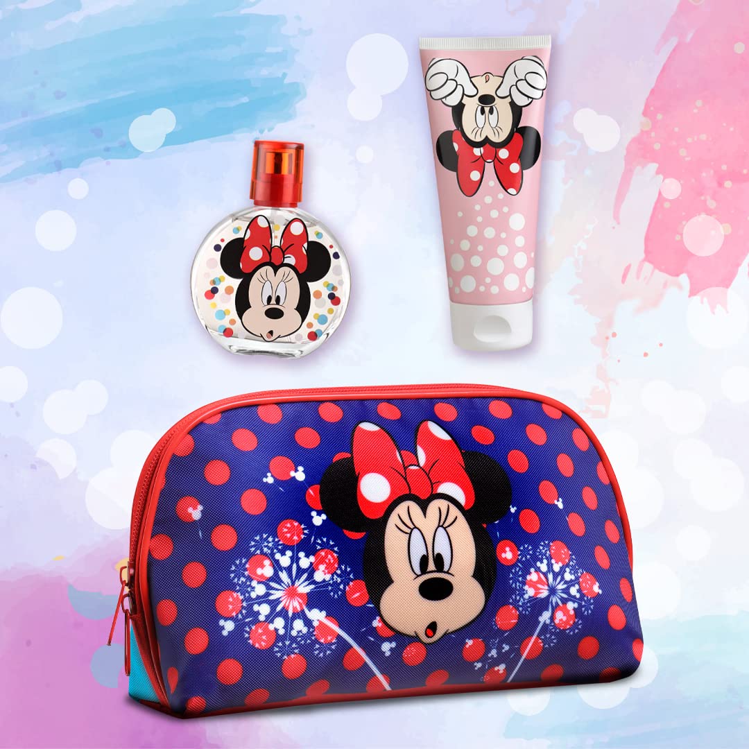 [Set] Disney Minnie Toiletry Bag + 1.7 L+ 3.4 S/g Spain 6pcs Bybox EDT - Thumbnail 3