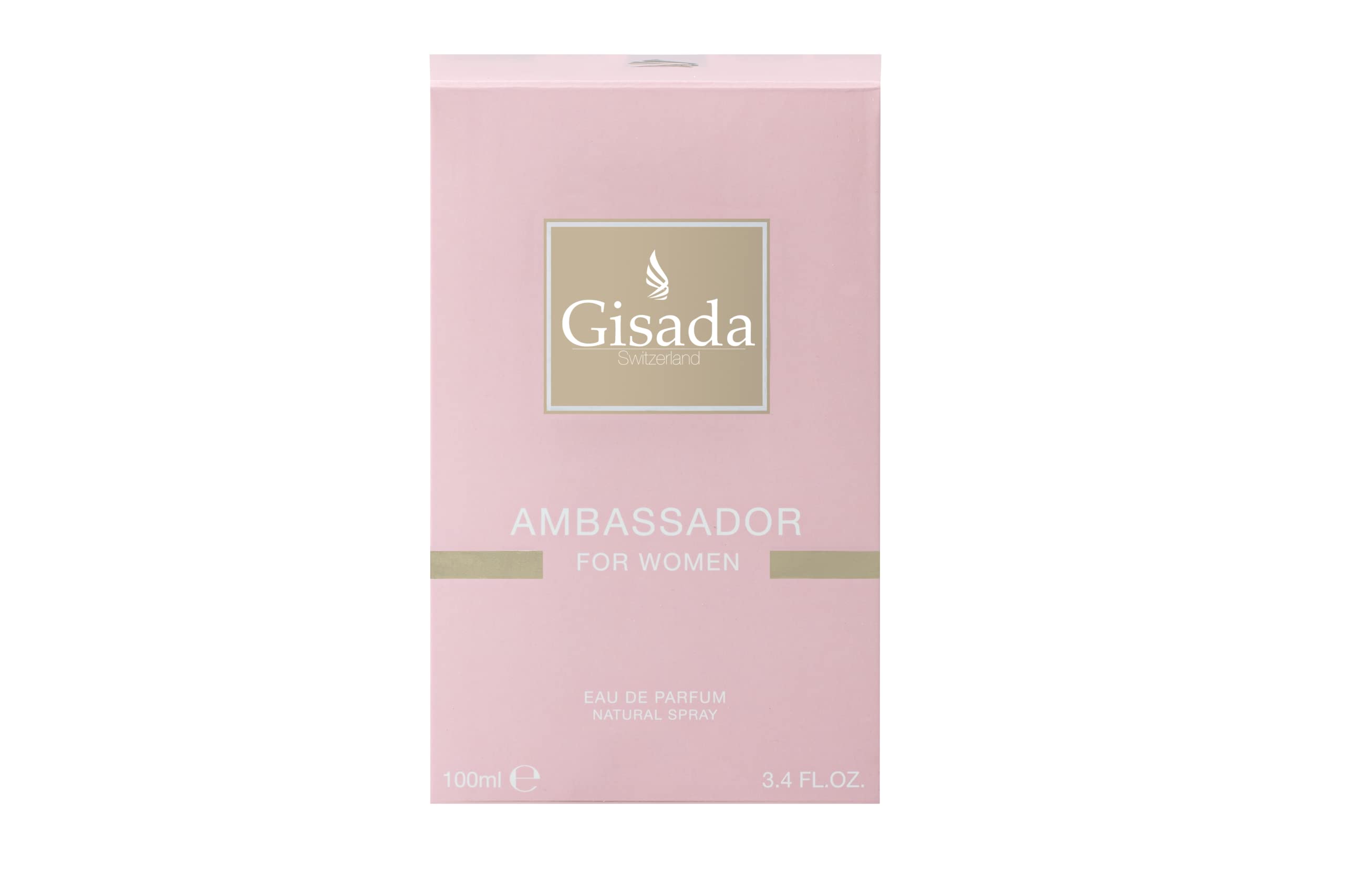 Gisada Ambassador Pink 3.4 L Switzerland* 12pcs Bybox EDP - Thumbnail 3