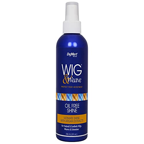 Demert Wig and Weave Oil Free Shine for Natural and Synthetic Hair 8 oz - Thumbnail 3