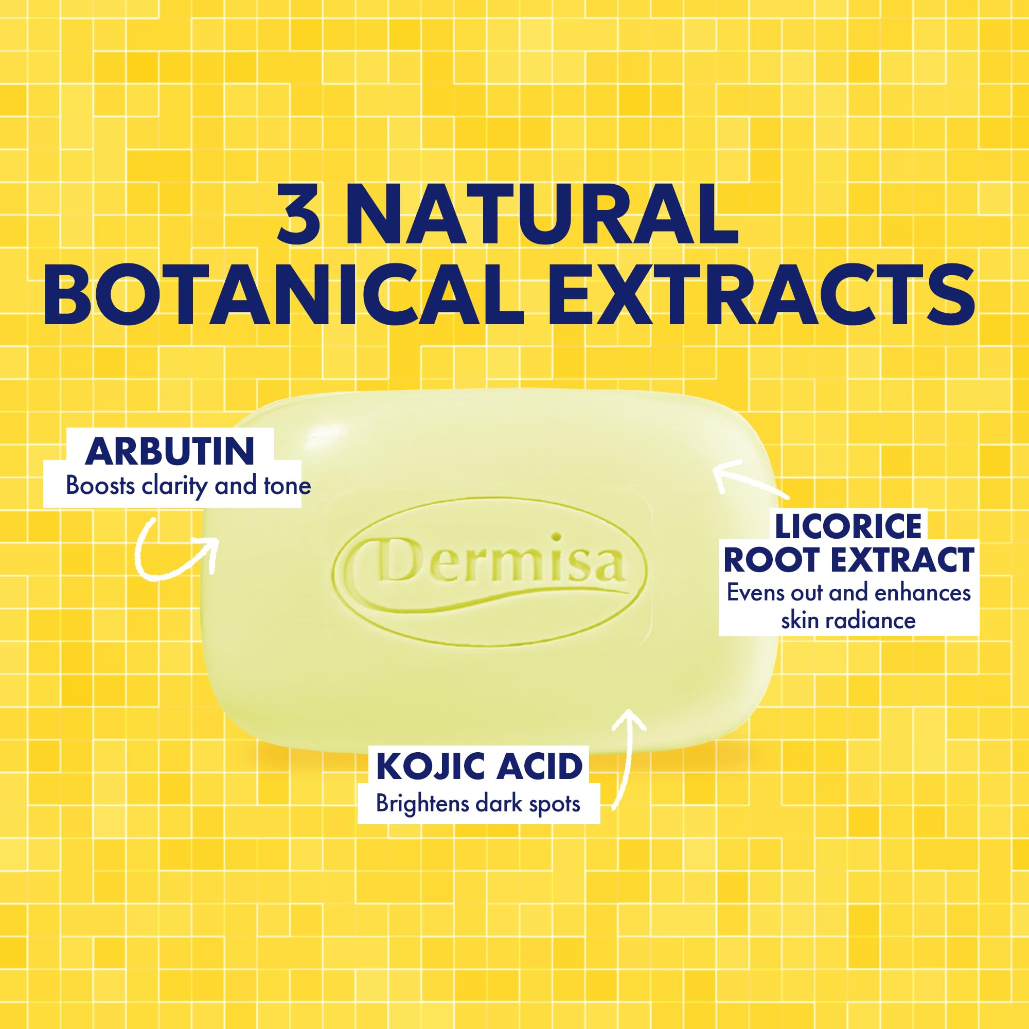 Dermisa Brightening Bar With Kojic Acid Licorice Root Bearberry Extract | No - Thumbnail 2