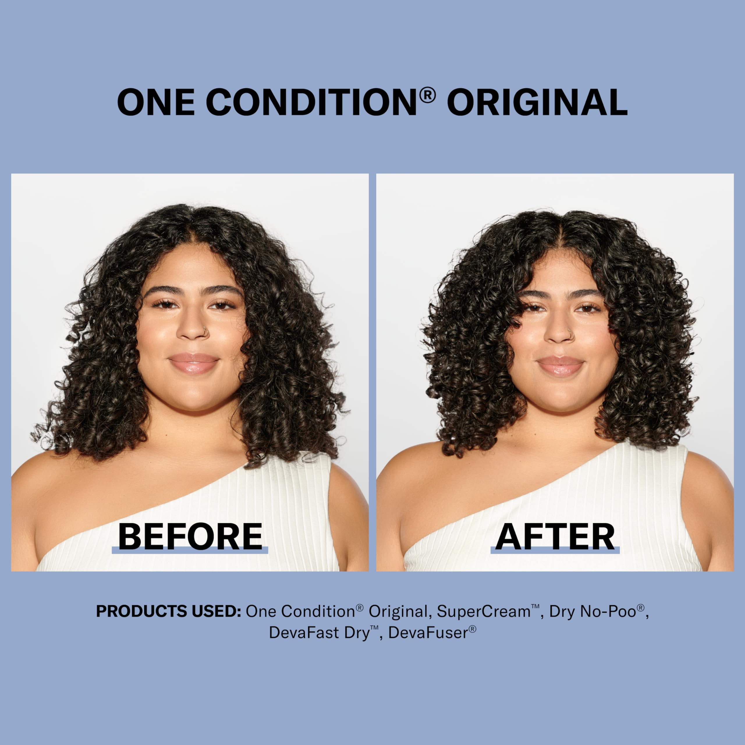 Devacurl One Condition Original Rich Cream Conditioner Soft Lemongrass 12 Fl.