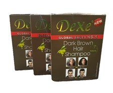 Dexe Hair Shamp Brown 3pack