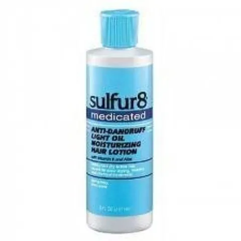Sulfur 8 Medicated Anti Dandruff Oil Moisturizing Hair Lotion for Dry Scalp