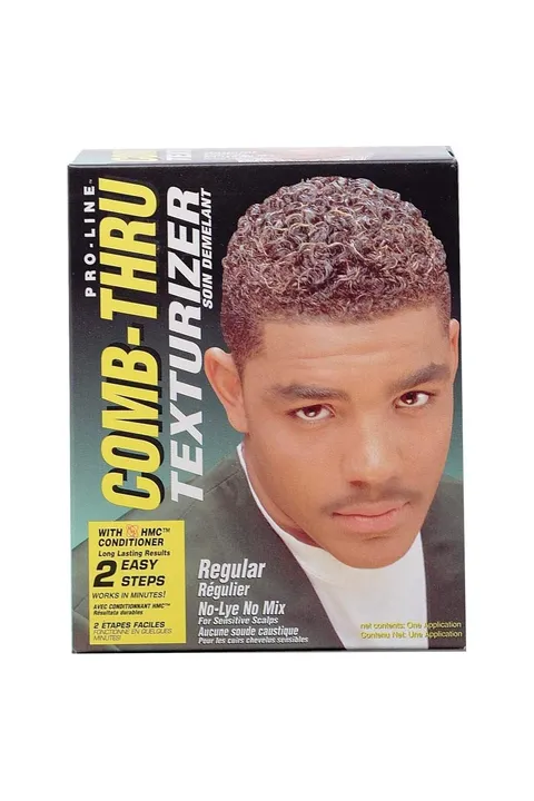 Pro Line Ii Regular Comb Thru Texturizer Kit for Sensitive Scalps All Hair