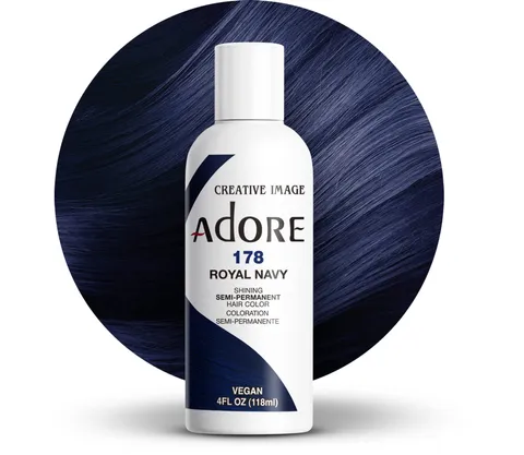 Adore Semi Permanent Hair Color | Vegan Cruelty Free Blue Hair Dye | No Ammonia