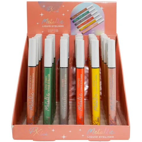 (36-pack) Px Look Metallic Liquid Eyeliner