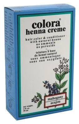 Colora Henna Creme Hair Color Mahogany 2 oz
