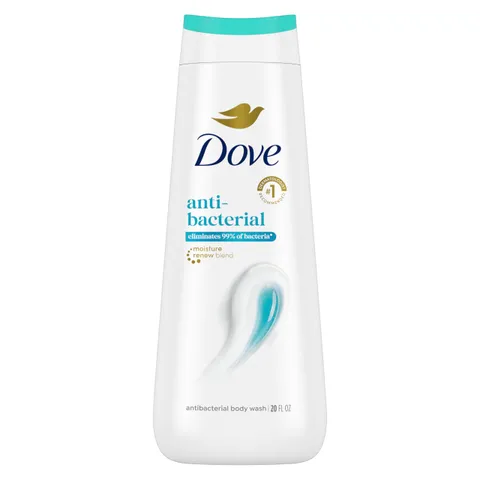 Dove Body Wash Antibacterial for All Skin Types Protects From Dryness 20 oz