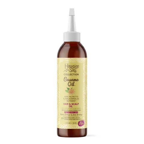Hawaiian Silky Vegan Sesame Oil Nutrient Pure Oil With Saw Palmetto Macadamia
