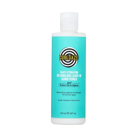 Curldaze Silky Hydration Detangling Leave In Conditioner With Kukui Oil and
