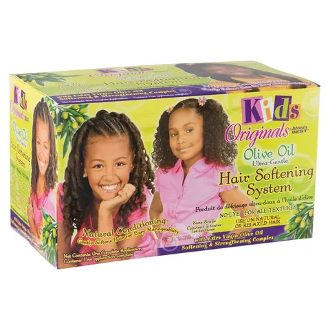 Originals By Africa's Best Kids Olive Oil Ultra Gentle Hair Softening System