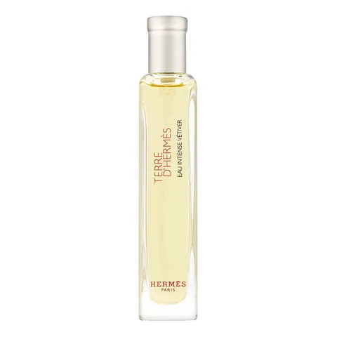 [Mini] Terre D'hermes Eau de Intense Vetiver By Hermes With Pouch For Men EDP 0.5 oz