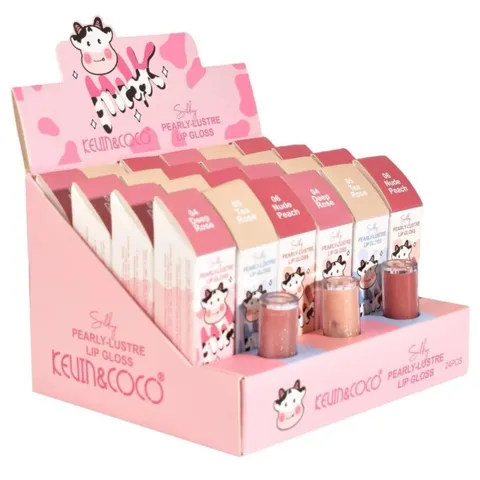 (24-pack) Kevin & Coco Pearly-Lustre Lip Gloss 4-6