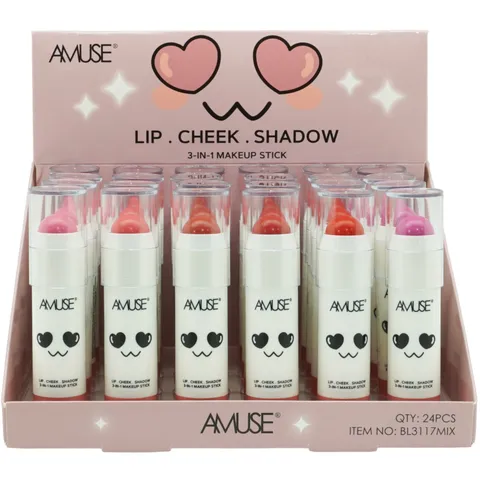 (24-pack) Amuse 3 In 1 - Makeup Stick