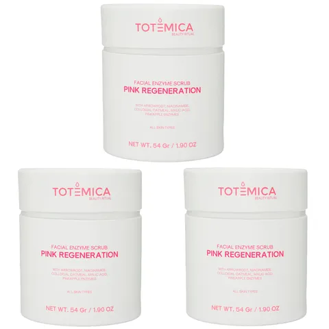 (3-pack) Totemica Facial Enzyme Scrub Pink Regeneration