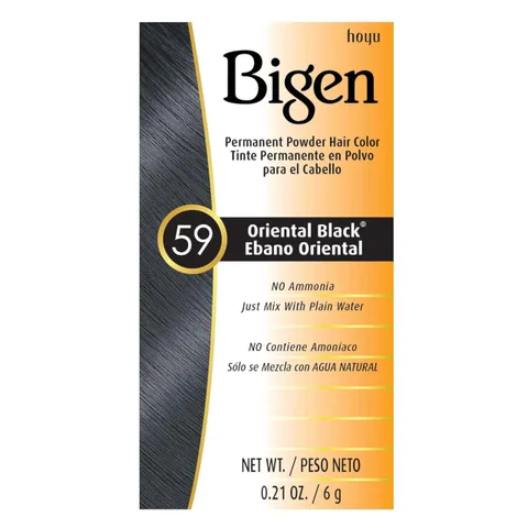 Bigen Permanent Powder Hair Color 59 Oriental Black 1 Ea