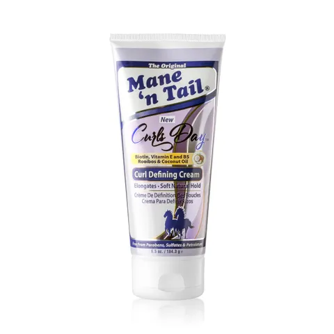 Mane 'n Tail Curls Day Curl Defining Cream With Biotin Vitamin E and B5 Rooibos