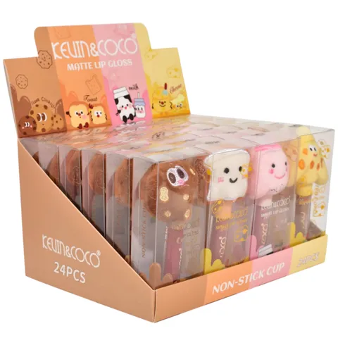 (24-pack) Kevin & Coco Plush Matte Lip Gloss