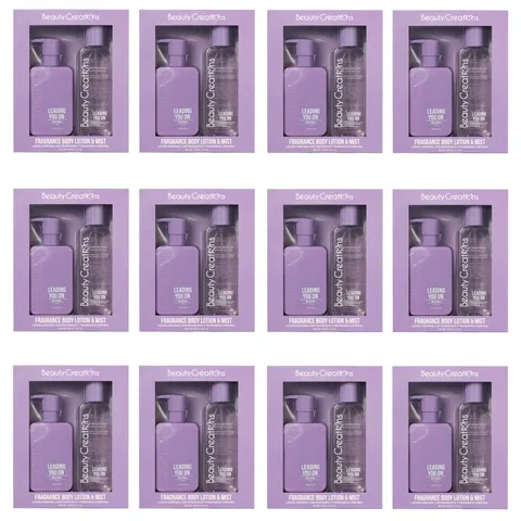 (12-pack) Beauty Creations - Leading You On Fragrance Body Lotion and Mist Set, Vitamin E, 250 ml, 8.4 oz