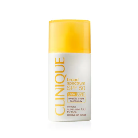 Clinique Spf 50 Mineral Sunscreen Fluid for Face