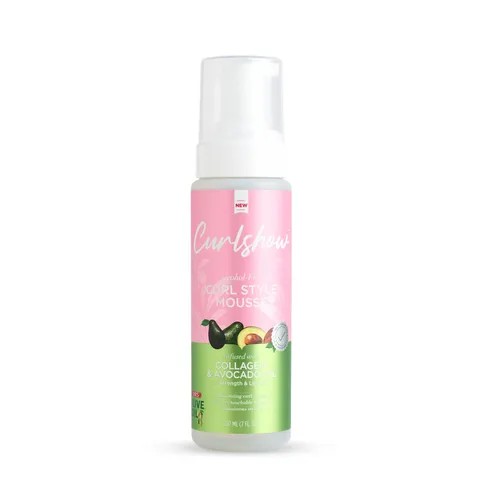 Ors Olive Oil Curlshow Curl Style Mousse Infused With Collagen Avocado Oil for