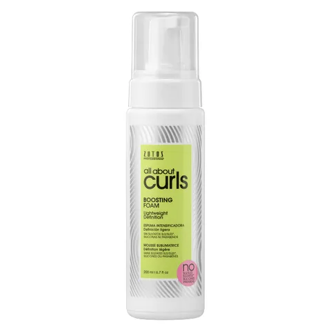 All About Curls Boosting Foam | Lightweight Definition Hold | Curly Hair