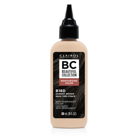 Clairol Professional Beautiful Collection Hair Color 18d Darkest Brown .