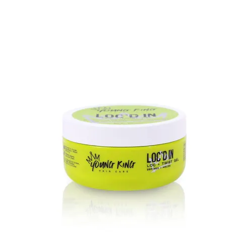 Young King Hair Care Loc Twist Gel | Strong Firm Hold Smooths Tames Frizz | No