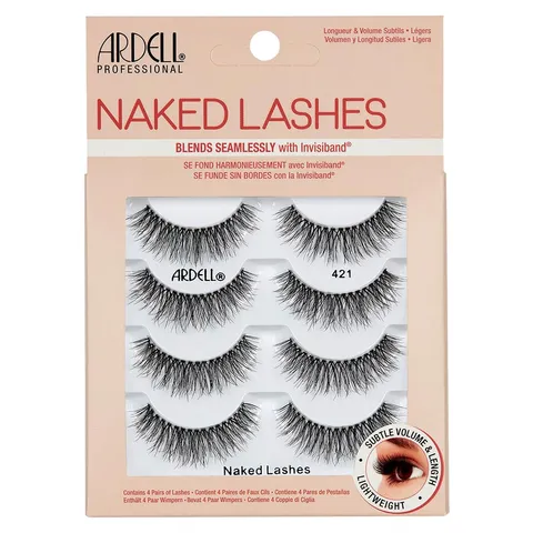 Ardell Naked Strip Lashes 421 Natural Looking Long Lasting False Eyelashes With