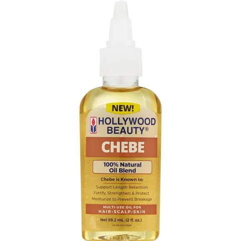 Hollywood Beauty Chebe Oil for Hair Scalp and Skin 2 Fl Oz Strengthens Hair