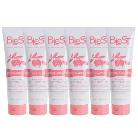 (6-pack) Blest Biotin + Argan Oil Hair Mask