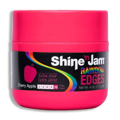 Ampro Shine N Jam Rainbow Edges Strong Hold Curly Hair Gel Styling Gel